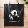 Baumwolltasche Fairtrade - schwarz | 150 g/m² |  Bio-Baumwolle 