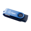 USB-Stick Rotodrive - Blacky | Farbige Kappe + Schwarzer Stick  | 1-32 GB | Vollfarbe 
