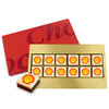 Logo Schokolade - 12er Geschenkbox | Weiße & Milchschokolade 