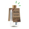 Trinkflasche bottle - 500 ml | Recyceltes Plastik | Transparent | Vollfarbdruck & Gravur