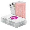 Spielkarten mit Kunststoffbox  | Aufdruck Box | Klassisch