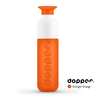 Dopper Flasche - 450 ml | Wasserflasche mit Becher | Trinkwasserprojekt | 530009CM outright orange