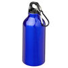 Trinkflasche Max - 400 ml | Aluminium | Karabiner | Vollfarbe | 92100002 blau