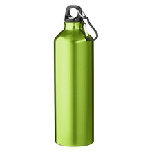 Trinkflasche Mia - 770 ml | Aluminium | Karabiner | Großer Druckbereich | 92100297 Grün