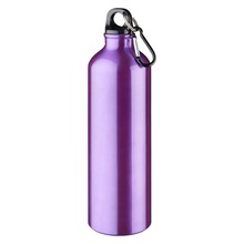 Trinkflasche Mia - 770 ml | Aluminium | Karabiner | Großer Druckbereich | 92100297 Violett