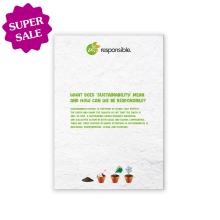 Samenpapier Fleur - A5 | Premium quality | 200 g/m² | Vollfarbe 