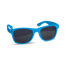 Sonnenbrille Miami - Aufdruck | UV400 | Vollfarbe | Farbig | Glänzend  | 9186700 Hellblau