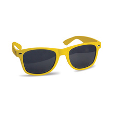 Sonnenbrille Miami - Aufdruck | UV400 | Vollfarbe | Farbig | Glänzend  | 9186700 Gelb