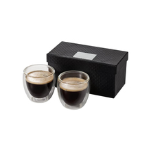 Espressoset | 2 Gläser | Schwarze Box