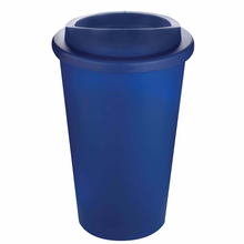 Coffee to go Becher Americano | 350 ml | Doppelwandig | Farben-Kombi | 115Americano Blau