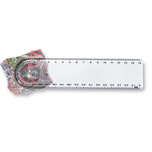Lineal Lupin | 15cm | Lupe + Winkelmesser | Transparent | 8753102 Transparent