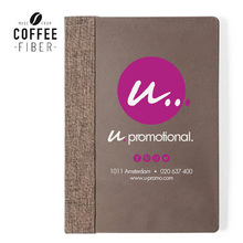 Notizbuch Kava - A5 | 100 Blatt | Kaffeefasern | Liniert 
