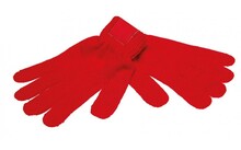 Handschuhe Halvar | Gestrickt - Acryl | Aufdruck Label | 201867 Rot