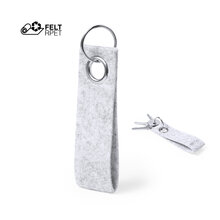 Eleganter Schlüsselanhänger | mit RPET-Filzband