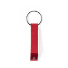 Flaschenöffner mit Schlüsselring - Eco | Recyceltes Aluminium |  Gravur & Druck | 151908 Rot