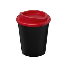 Coffee-to-go-Becher Maurizio | Recyceltes PP | 250 ml | 92210454 Rot / Schwarz
