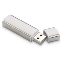 USB-Stick Linealflash | 1-16 GB | Vollfarbe | DE8791021 Weiß
