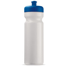 Sportflasche BASIC | 750 ml | BPA frei | Vollfarbe | 9198797FC Weiß/Blau