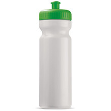 Sportflasche BASIC | 750 ml | BPA frei | 9198797 Weiß/Grün