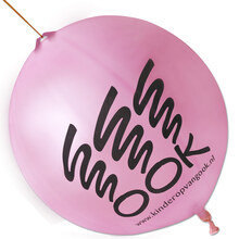 Punchballon mit Logo | 45 cm | 947003 Pink