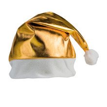 Weihnachtsmütze | Glänzend | Polyester  | 159833 Gold