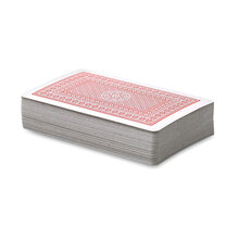 Spielkarten mit Kunststoffbox  | Aufdruck Box | Klassisch | 8798614 Rot