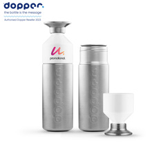 Dopper Steel - 800 ml | Edelstahlflasche mit Becher
