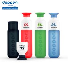 Dopper Flasche Schnell - 450 ml | Wasserflasche mit Becher | Trinkwasserprojekt