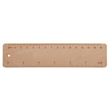 Lineal Luca | 15 cm | Holz | 1-4 Farbdruck