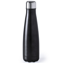 Trinkflasche Theo - 630 ml | Edelstahl | Glänzend | 155827 Schwarz