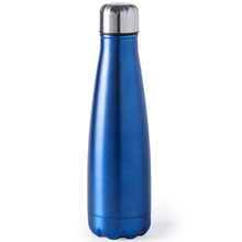 Trinkflasche Theo - 630 ml | Edelstahl | Glänzend | 155827 Blau