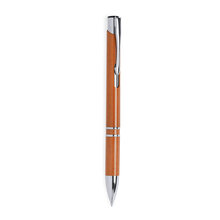 Öko-Kugelschreiber Mira | Stroh  | Blaue Mine | 156335 Orange