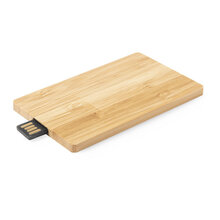 USB Kreditkarte - Bambus | 16 GB | Aufdruck | DE156445 Holz