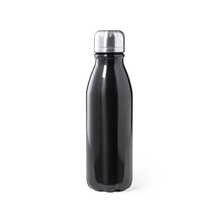Trinkflasche Neo - 550 ml | Aluminium | Glänzend  | Max184 Schwarz