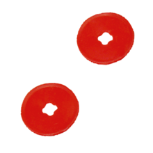 Parkscheibe Amund - mit Eiskratzer | 2 Einkaufsmünzen |  Großer 1farbiger Aufdruck | 72817518 