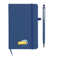 Geschenkeset | Kugelschreiber + Notizbuch | 733644 Blau