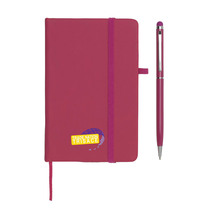 Geschenkeset | Kugelschreiber + Notizbuch | 733644 Pink