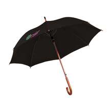 Regenschirm Frankfurt - Ø 99 cm | Metall | Holzgriff | 735114 Schwarz