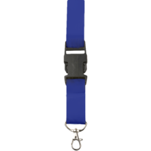 Schlüsselband Luca - Recycelt  | verschiedene Breiten| Farbig | selbst gestalten | 75007 Blau