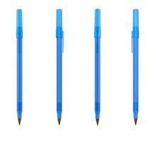 BIC Kugelschreiber Round Stic | 771010 Transparent Blau