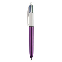 BIC 4 Farben Kugelschreiber | Metallic | 771106 Violett