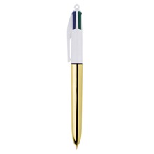 BIC 4 Farben Kugelschreiber | Metallic | 771106 Gold