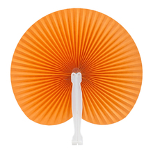 Papierfächer Rodrigo - Kunststoffgriff | Farbig | Faltbar | Aufdruck Griff