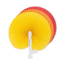 Papierfächer Rodrigo - Kunststoffgriff | Farbig | Faltbar | Aufdruck Griff