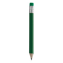 Mini Bleistift mit Radiergummi | Farbig | Gespitzt