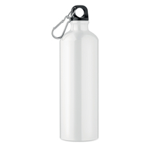 Trinkflasche Sam - 750 ml | Aluminium | Karabiner | 8759350 Weiß