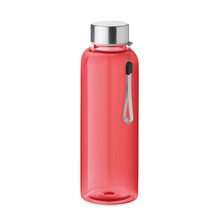 Trinkflasche Utah - 500 ml | Recycelt PET |  Vollfarbe | 8759910 Transparent Rot
