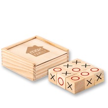 Tic Tac Toe | Holz | Holzbox | Gravur + Druck | 8799493 