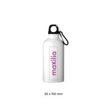 Trinkflasche Max - 400 ml | Aluminium | Karabiner | Vollfarbe | 92100002 