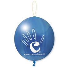 Punchballon mit Logo | 45 cm | 947003 Blau